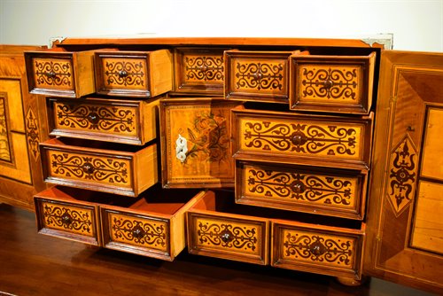 Louis XIV Coin Cabinet